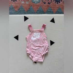 Nike|Baby girl Pink sleeveless Romper/bodysuit,3 months•••classic cute